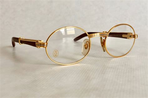 cartier glasses real gold|gold cartier glasses men's.